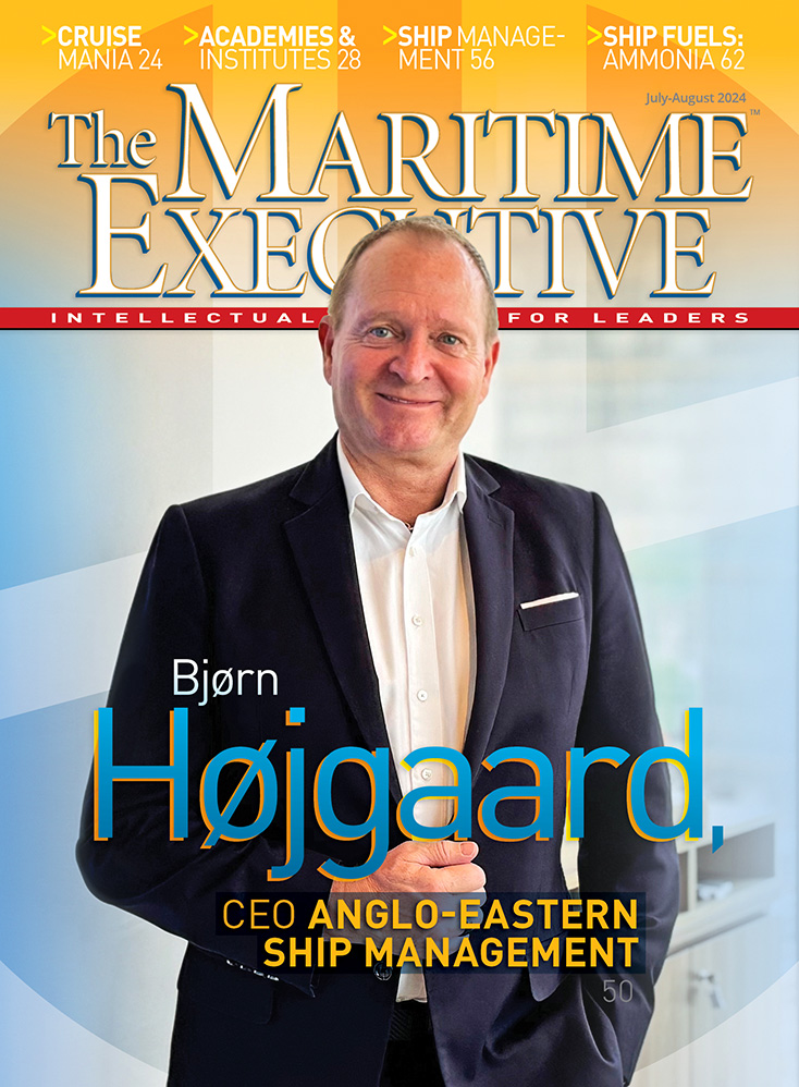 Maritime Executive Magazine Cover